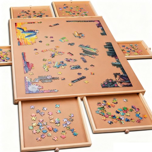 Wooden jigsaw puzzle board - jigsaw,