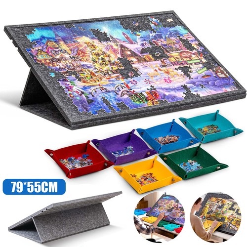 Felt jigsaw puzzle board with - board,