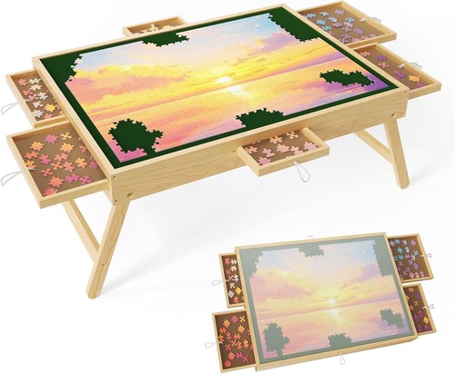 Wooden jigsaw puzzle board - jigsaw,