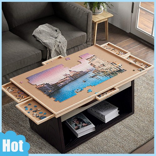 1000pcs wooden jigsaw - wooden, puzzle