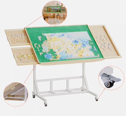 Portable jigsaw puzzle table - puzzle,