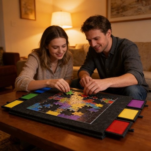 Felt jigsaw puzzle board - felt-jigsaw,