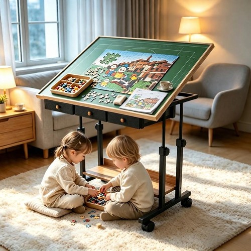Large jigsaw puzzle table - large,