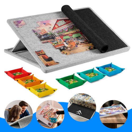 Portable jigsaw puzzle - jigsaw, board