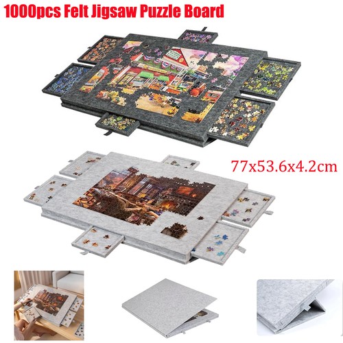 1000pcs felt jigsaw puzzle - felt,