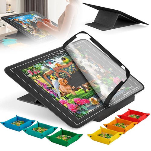 Adjustable puzzle board - puzzle, table