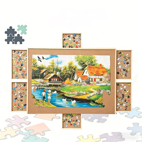 1000pcs wooden jigsaw puzzle - 1000pcs,