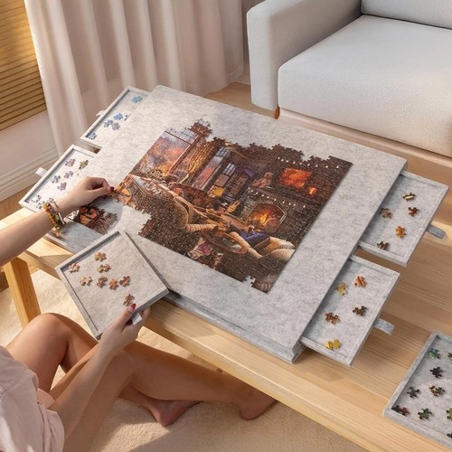 Felt jigsaw puzzle board - jigsaw,