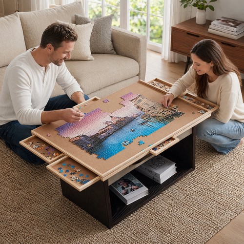 1000pcs wooden jigsaw - wooden,