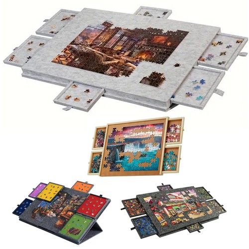 Felt jigsaw puzzle board - puzzle,