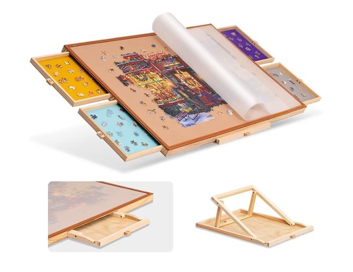 Tektalk jigsaw puzzle - puzzle, table