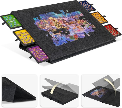 Felt jigsaw puzzle board - puzzle,